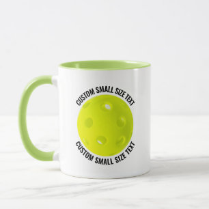 Taza Pequeño Texto LIMA VERDE Combo 11oz Pickleball Per