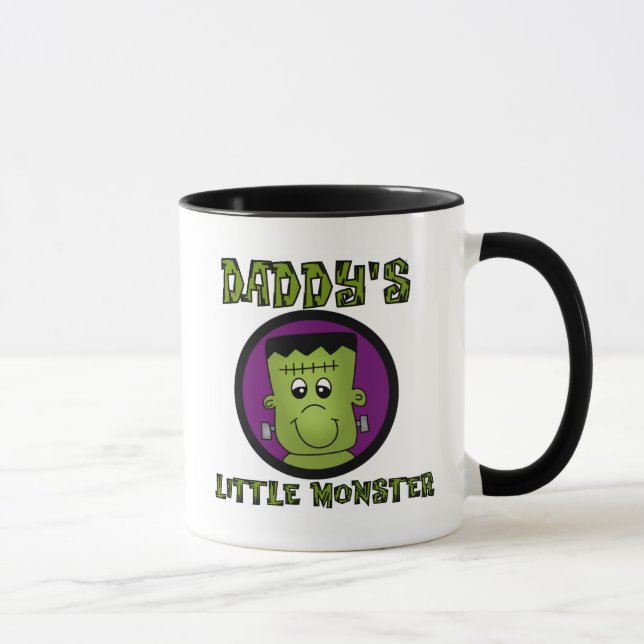 Taza Pequeños camisetas y regalos del monstruo del papá (Derecha)