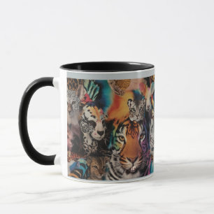 Taza Percepción Ecléctica Animal Impresión Combo Mug - 