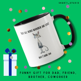 Taza Perdí el gracioso regalo de broma para hermana, am