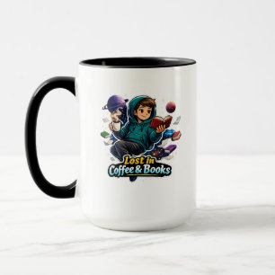 Taza Perdido en Café y Libros – Regalo para Amantes de