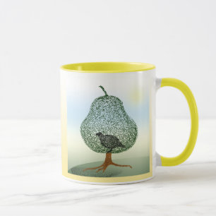 Taza Perdiz En Un Árbol De Pisos