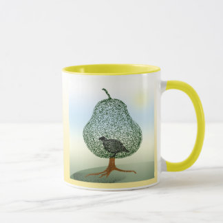 Taza Perdiz En Un Árbol De Pisos