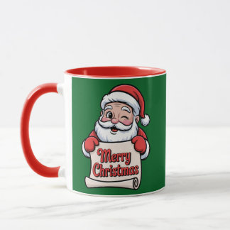 Taza Père Noël Clin d'Œil 🎅 "Merry Christmas"