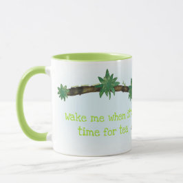 Taza Perezoso lindo 'despiértame cuando es hora de toma