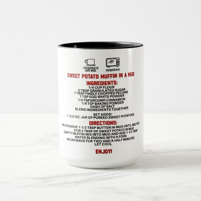 Taza Perfecto regalo/Blueberry Sweet Potato Muffin (Centro)