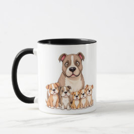 Taza Perfecto regalo para perro de la familia Pitbull