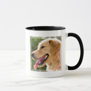 Taza Perfil de Golden Retriever con lengua de salida