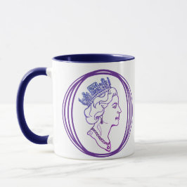 Taza Perfil de la Reina Isabel