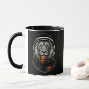Taza Perforación de león cósmica