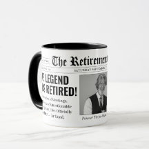 Periódico de retiro personalizado divertido