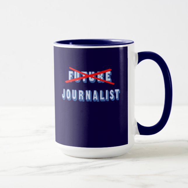Taza Periodista futuro no más (Derecha)