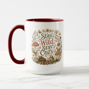 Taza Permanece Salvaje Permanece Acogedor Cabaña de Hon
