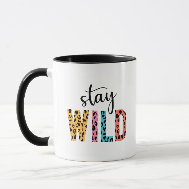 Taza Permanecer salvaje (Izquierda)