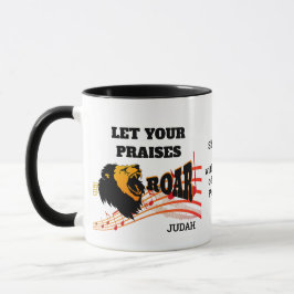 Taza PERMITE QUE SUS ELOGIOS SEAN ROAR Christian