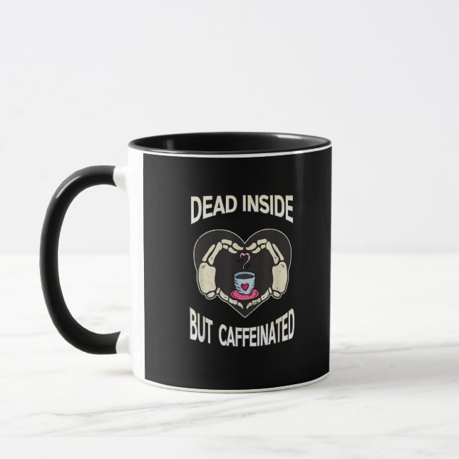 Taza Pero Cafetería Skeleton Mands Heart (Izquierda)