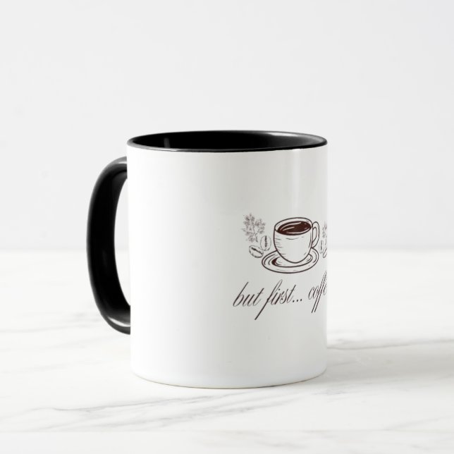 Taza Pero primero...café (Anverso izquierdo)