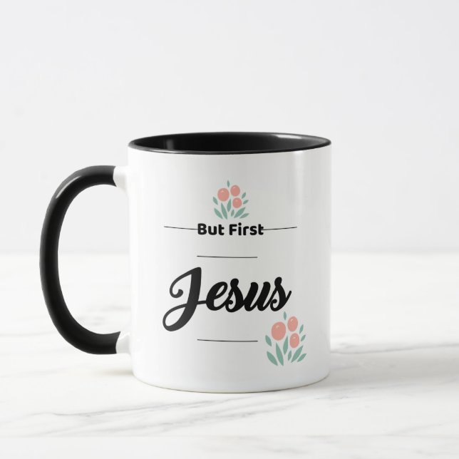 Taza Pero primero Jesús mug (Izquierda)