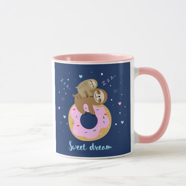 Taza Peros cortos durmiendo (Derecha)