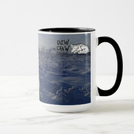 Taza Perrera de la garra del rocío - compita con al