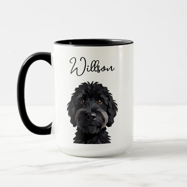 Taza Perrito Cute Dachshund Acuarela (Izquierda)