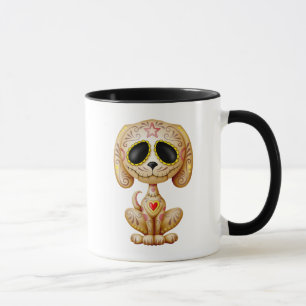 Taza Perrito del azúcar del zombi de Brown