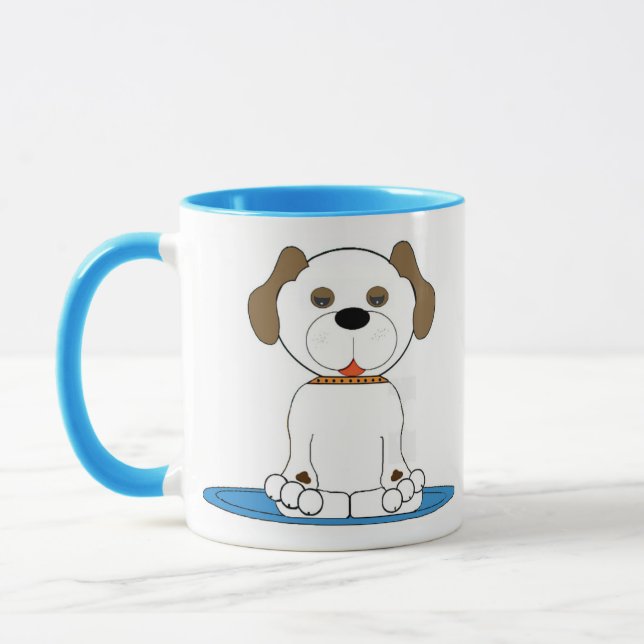 Taza Perrito esperando a que los dueños regresen a casa (Izquierda)