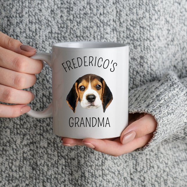 Taza Perro Abuela Personalizado Gato Cara Gato Dueño Ma (Subido por el creador)