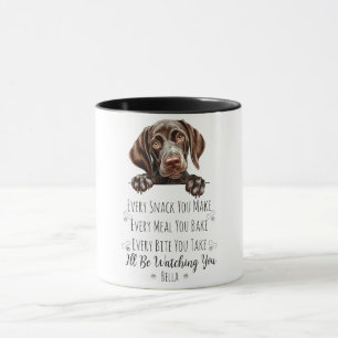 Taza Perro Apuntador Alemán Lindo Divertido Personaliza