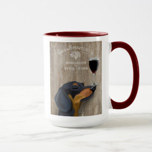 Taza Perro Au Vin Dachshund