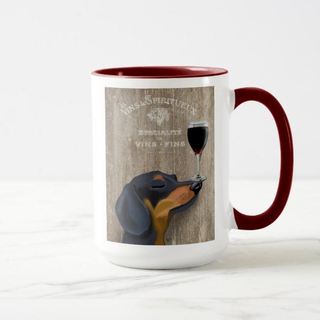 Taza Perro Au Vin Dachshund (Derecha)