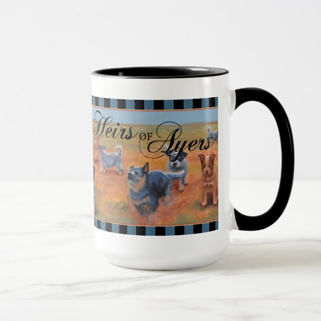 Taza Perro australiano del ganado - herederos de Ayers (Derecha)