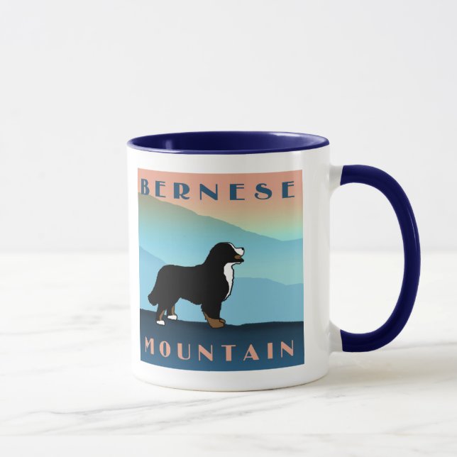 Taza Perro azul de Bernese de la montaña (Derecha)