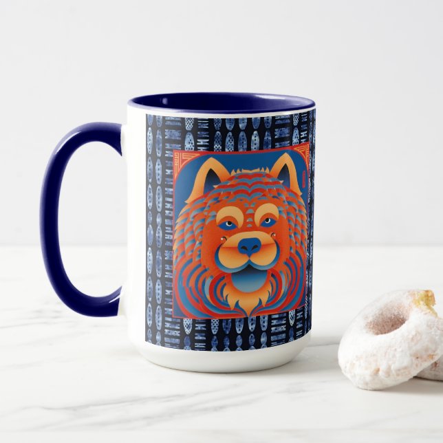 Taza Perro BALI BLISS Chow 15 onzas (Con donut)