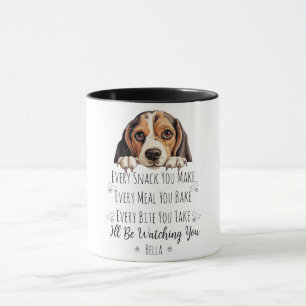 Taza Perro Beagle Lindo Divertido Personalizado
