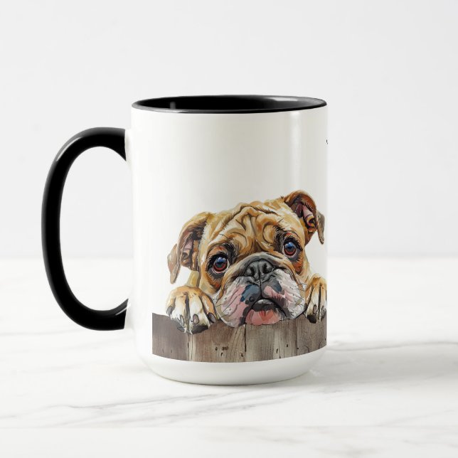 Taza Perro bulldog Mug (Izquierda)