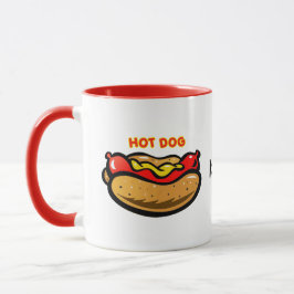 Taza Perro caliente personalizado
