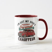 Perro Chauffeur Mug