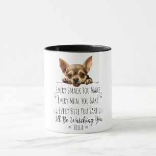 Taza Perro Chihuahua Lindo Divertido Personalizado