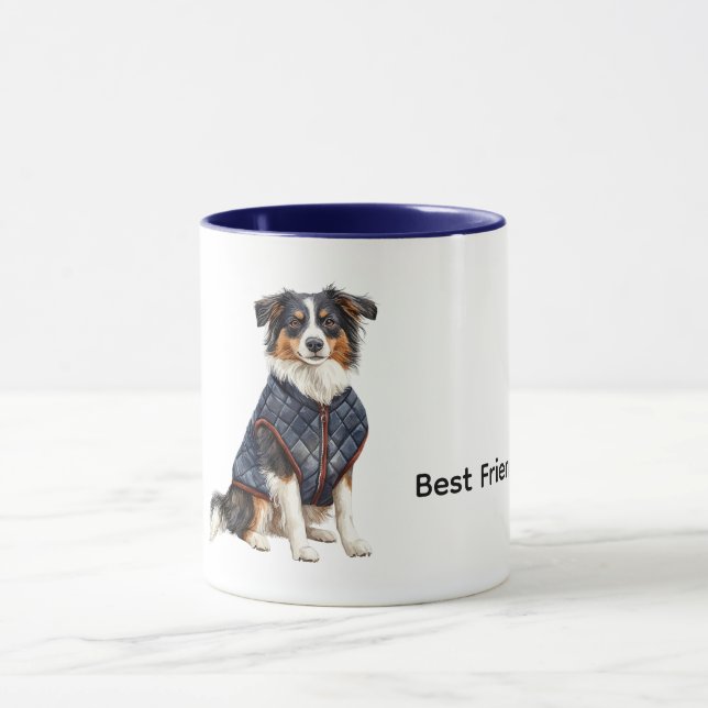 Taza Perro con Chaqueta Azul (Centro)