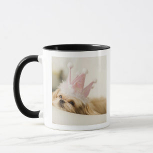Taza Perro con una corona