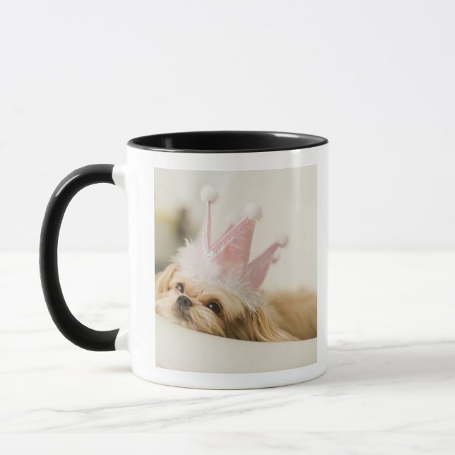Taza Perro con una corona (Izquierda)
