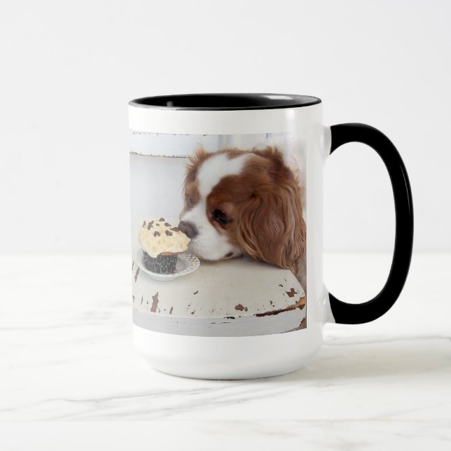 Taza Perro de aguas de rey arrogante Charles de (Derecha)