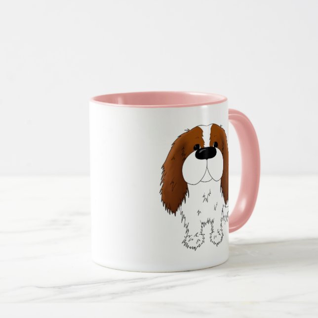 Taza Perro de aguas de rey arrogante Charles de (Anverso derecho)