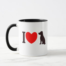 Taza Perro de amor audaz