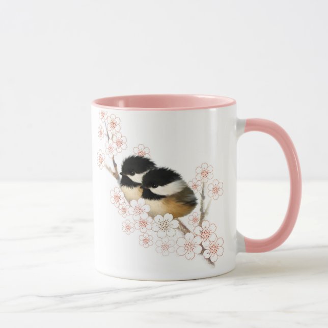 Taza Perro de ave de pollo personalizado (Derecha)