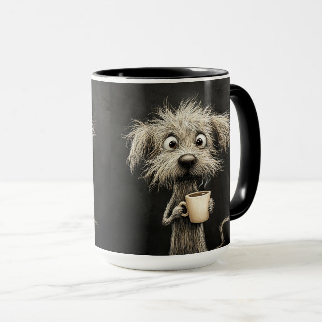 Taza Perro de Coffee Buzz (Anverso derecho)