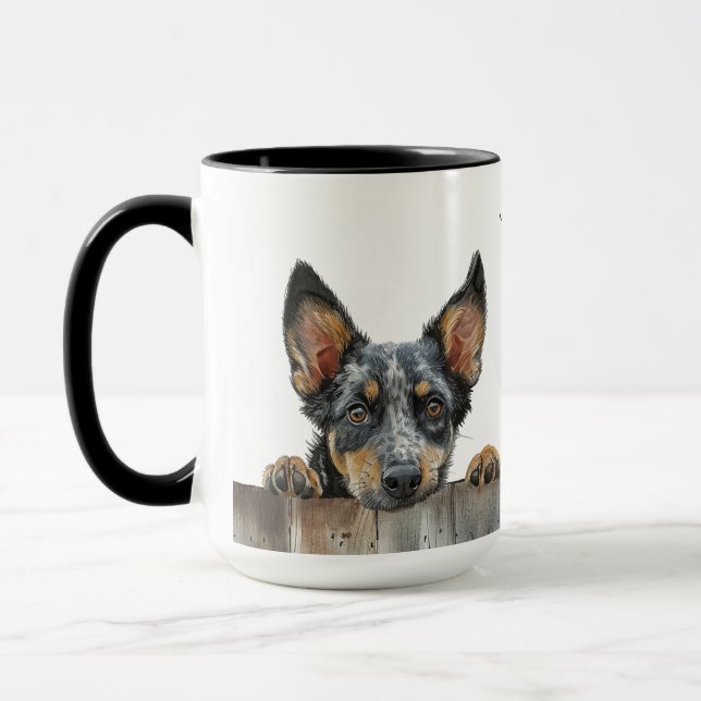 Taza Perro de ganado australiano Mug (Izquierda)