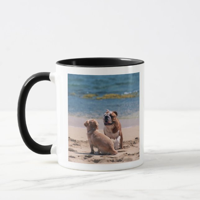 Taza Perro de la playa de Sandy (Izquierda)