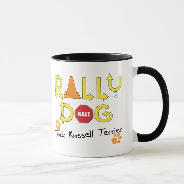Taza Perro de la reunión de Jack Russell Terrier (Derecha)